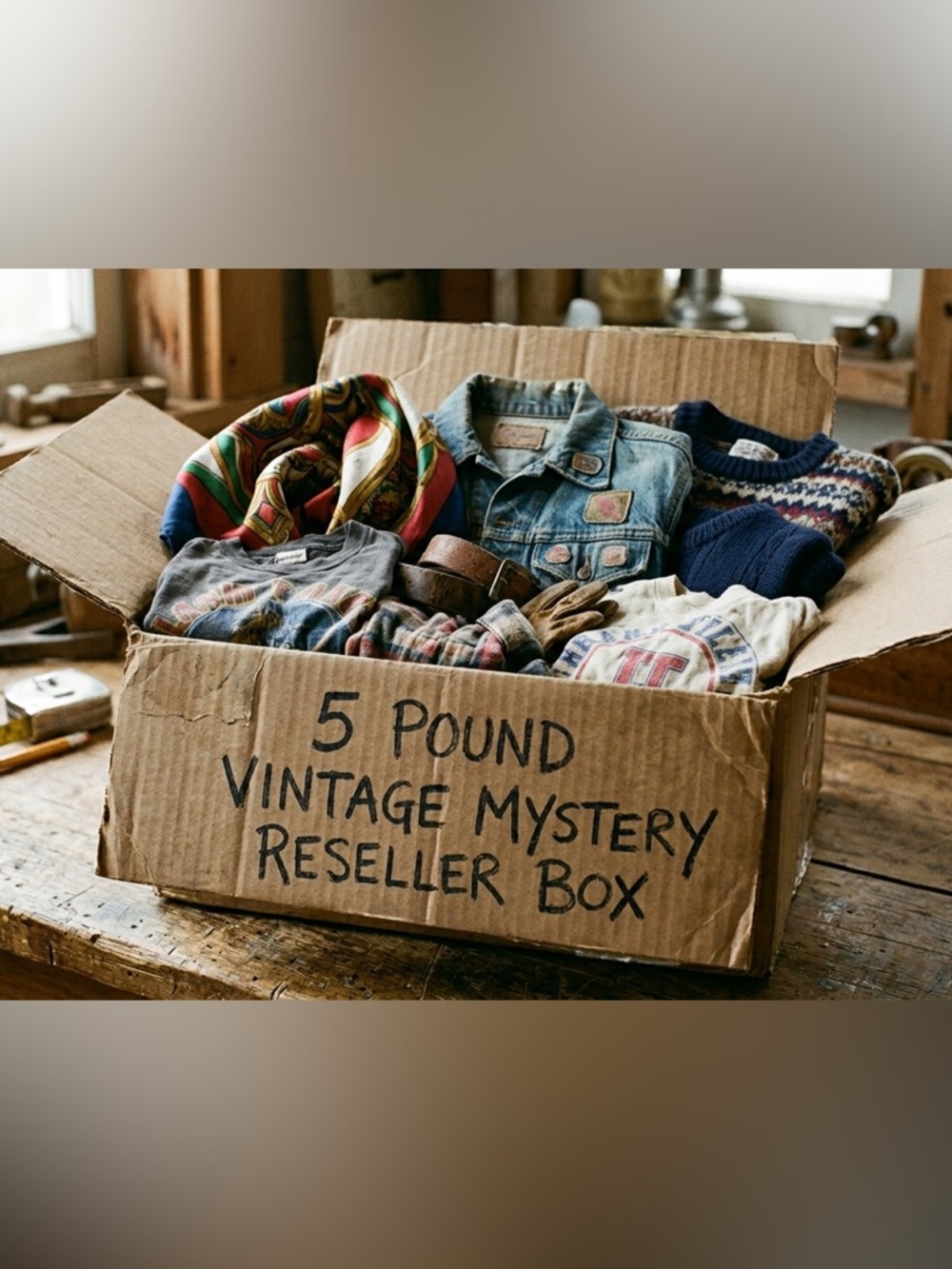 Vintage Clothing Mystery Box be a mixture of items and sizes